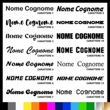 Adesivo nome cognome usato  Formigine