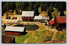 Cartão postal identificação Elk City Idaho vista aérea Red River Hot Springs Resort c1950s AG27 comprar usado  Enviando para Brazil