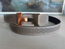 Hermès grey leather usato  Volturara Irpina