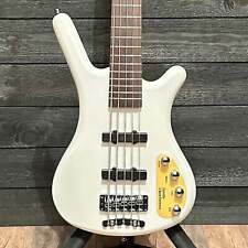 Baixo elétrico Warwick RockBass Corvette básico 5 cordas - Branco comprar usado  Enviando para Brazil