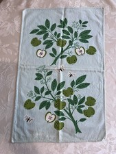 Toalha de chá de cozinha Ivan Bartlett linho macieira borboletas verde comprar usado  Enviando para Brazil