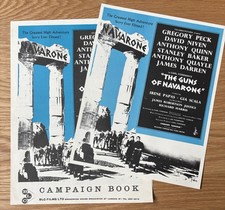 THE GUNS OF NAVARONE Exhibitors Campaign Book GREGORY PECK Movie Film POSTER segunda mano  Embacar hacia Mexico