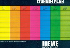 Stundenplan loewe radio gebraucht kaufen  Berlin