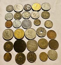Lote de 30 moedas estrangeiras antigas vintage não classificadas circuladas  comprar usado  Enviando para Brazil