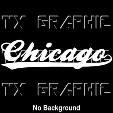 Chicago decal sticker for sale  Katy