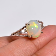 Anéis femininos feitos à mão de prata esterlina 925 com pedra preciosa de opala etíope comprar usado Anéis femininos feitos à mão de prata esterlina 925 com pedra preciosa de opala etíope comprar usado  Enviando para Brazil