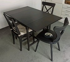 Holz klapptisch schwarz gebraucht kaufen  Mainz