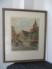 Kitzingen farblitho signiert gebraucht kaufen  Kitzingen