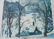Framed edinburgh snow for sale  CASTLEFORD