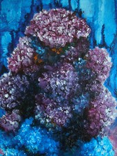 Tableau peinture bouquet d'occasion  Beaune-la-Rolande