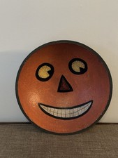 Vintage Kindred Spirits TIGELA DE MASSA Primitiva Jack-O-Lanterna Celeiro Estrela RARA 12” comprar usado Vintage Kindred Spirits TIGELA DE MASSA Primitiva Jack-O-Lanterna Celeiro Estrela RARA 12” comprar usado  Enviando para Brazil