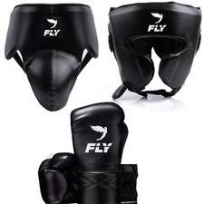 Conjunto de luvas, chapéus e protetor de virilha para boxe Fly comprar usado  Enviando para Brazil