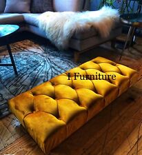 Chesterfield gold bench for sale  UK