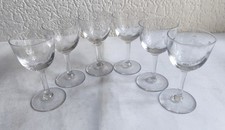 Vintage set etched for sale  UK