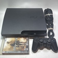 Sony PlayStation 3 PS3 Slim 160GB CECH-3001A com Controle e Jogo 4.82FW Testado comprar usado  Enviando para Brazil
