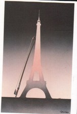 Paris eiffel tower d'occasion  Expédié en Belgium