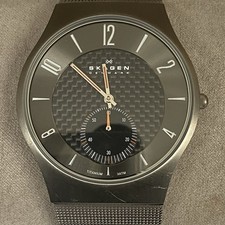 Mens skagen titanium for sale  BIRMINGHAM