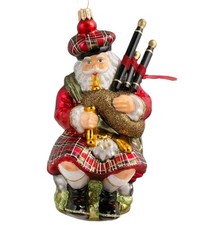 Ornamento de vidro soprado Miss Christmas Scottish Santa Claus gaitas de foles 2025 6"  comprar usado Ornamento de vidro soprado Miss Christmas Scottish Santa Claus gaitas de foles 2025 6"  comprar usado  Enviando para Brazil