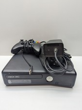 Microsoft Xbox 360 Slim 1439 250GB preto fosco com cabos e controle testados comprar usado  Enviando para Brazil