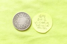 1871 die silver for sale  ARMAGH