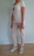 Hellgraue beige baumwoll gebraucht kaufen  Stuttgart