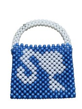 Handcrafted beaded bag usato  Boretto