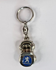 Metal peugeot keyring for sale  PRESTON