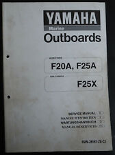 SILNIKI ZABURTOWE YAMAHA F20A, F25A I F25X HP SILNIKI 4-SUWOWE INSTRUKCJA SERWISOWA WARSZTATU na sprzedaż  PL