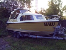 Motorboot kajütboot trailer gebraucht kaufen  Lünen