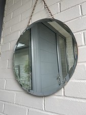 Round vintage mirror for sale  LYMINGTON
