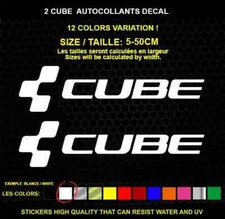 Cube bike autocollant d'occasion  Argenteuil