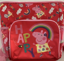 Mochila Peppa Pig 16" Happy Bolsa Grande Say Cheese Usada Isolada para Frio comprar usado  Enviando para Brazil
