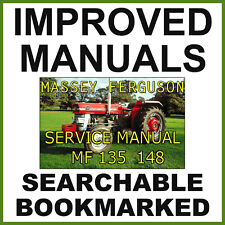Massey Ferguson MF135, MF148 TRATOR 135 148 & Perkins MANUAL DE SERVIÇO 539 PÁGINAS comprar usado  Enviando para Brazil