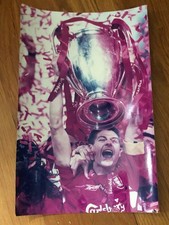 grande photo )) STEVEN GERARD / LEAGUE DES CHAMPIONS 2005 ISTAMBUL, usado comprar usado  Enviando para Brazil