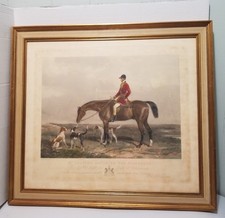 Hunt scene engraving for sale  Lakeland