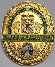 Medalha Alemanha 175 anos Oktoberfest Munique Associação de Tiro do Estado da Baviera comprar usado  Enviando para Brazil