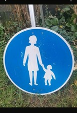 Altes verkehrsschild fußgäng gebraucht kaufen  Siegburg