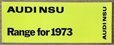 Audi nsu car for sale  LEICESTER