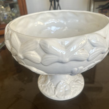 White ceramic embossed for sale  BIRMINGHAM