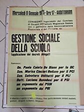 Manifesto politica pci usato  Viterbo