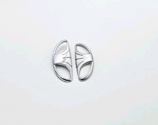 1999-2002 DAEWOO LANOS TAMPA TRASEIRA DO PORTA-MALAS EMBLEMA LOGOTIPO EMBLEMA CONJUNTO CROMADO CROMADO comprar usado  Enviando para Brazil