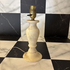 Alabaster lamp base d'occasion  Expédié en Belgium
