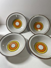 Tigelas de sopa de cereais amarelo laranja 4 MCM 1970s Hearthside Buffet Ware Bullseye 754 comprar usado Tigelas de sopa de cereais amarelo laranja 4 MCM 1970s Hearthside Buffet Ware Bullseye 754 comprar usado  Enviando para Brazil