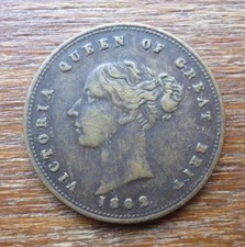 Queen victoria token. for sale  WORTHING