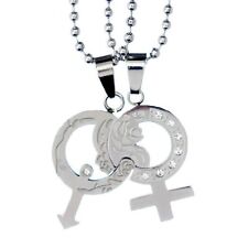 Partnerkette puzzle edelstahl gebraucht kaufen  Kirchheim b.München