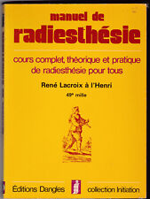 Manuel radiesthésie cours d'occasion  L'Isle-d'Espagnac