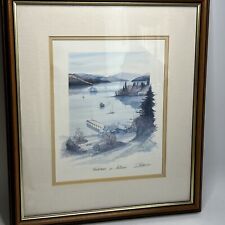 Signed print framed for sale  LONDON