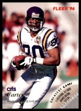 1996 Fleer # 76 Cris Carter Vikings comprar usado  Enviando para Brazil