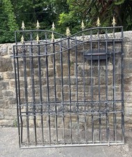Black galvanised gates for sale  CONSETT