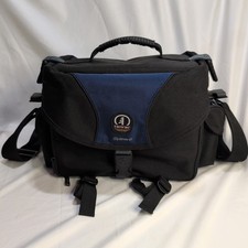 Usado, Sistema de bolsa de ombro Tamrac câmera DSLR filme sem espelho 6 preto e azul muito limpo comprar usado Usado, Sistema de bolsa de ombro Tamrac câmera DSLR filme sem espelho 6 preto e azul muito limpo comprar usado  Enviando para Brazil